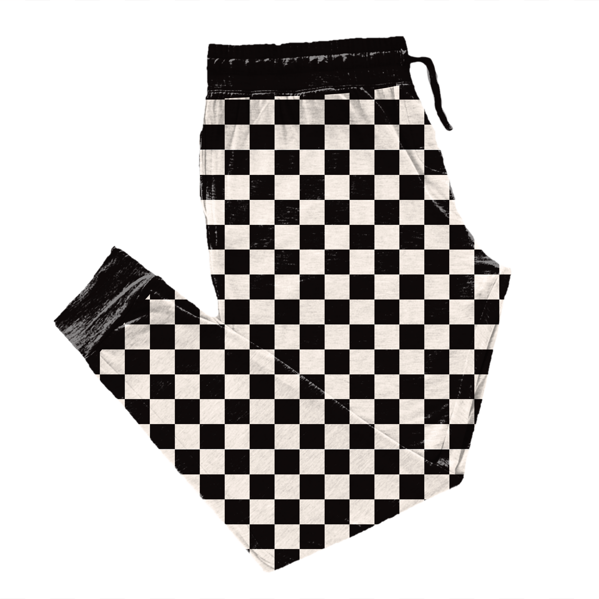 Black Checkered Adult Joggers *RTS*