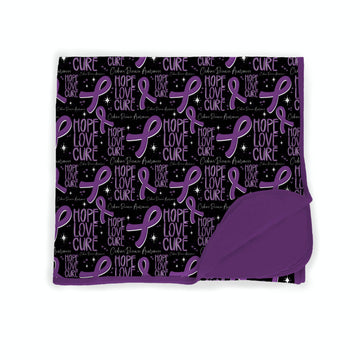 Crohn's Disease Awareness Bamboo Blanket *RTS*
