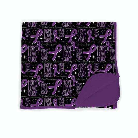 Crohn's Disease Awareness Bamboo Blanket *RTS*