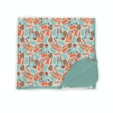 Hoppy Heeler EasterBamboo Blanket **PreOrder**