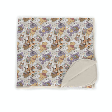 Hunny Bunny Bear EasterBamboo Blanket **PreOrder**