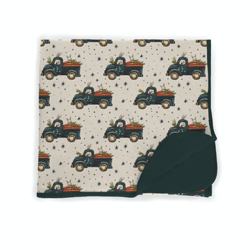 Vintage Bunny VibesBamboo Blanket **PreOrder**