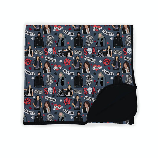 Born to Ride Bamboo Blanket *RTS*
