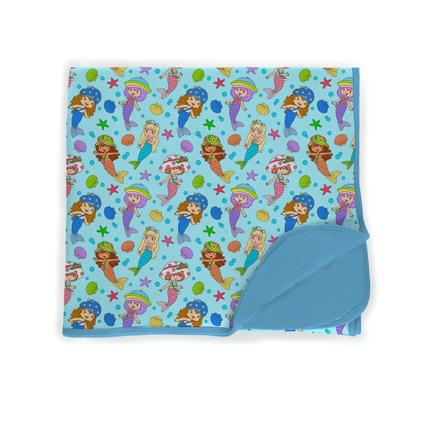 Berry Sweet Mermaids Bamboo Blanket *RTS*