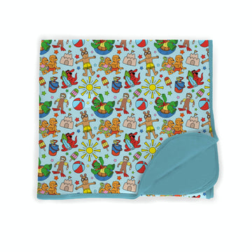 Summer Storybook Friends Bamboo Blanket **PreOrder**