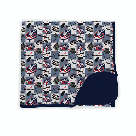Columbus Hockey Bamboo Blanket *RTS*