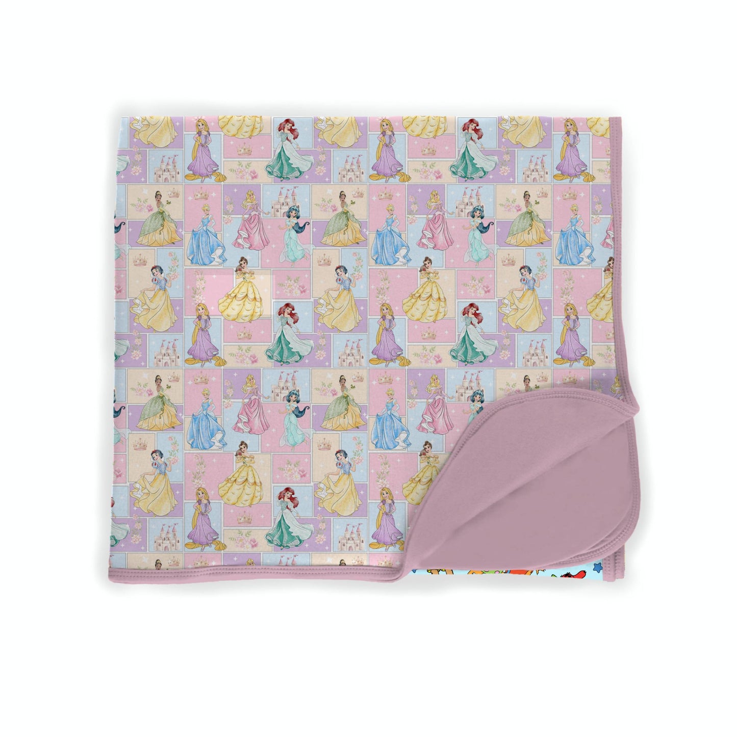 Princess Patchwork Bamboo Blanket *RTS*
