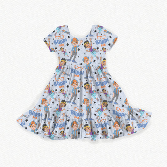 Explore More Friends Youth Twirl Dress *RTS*