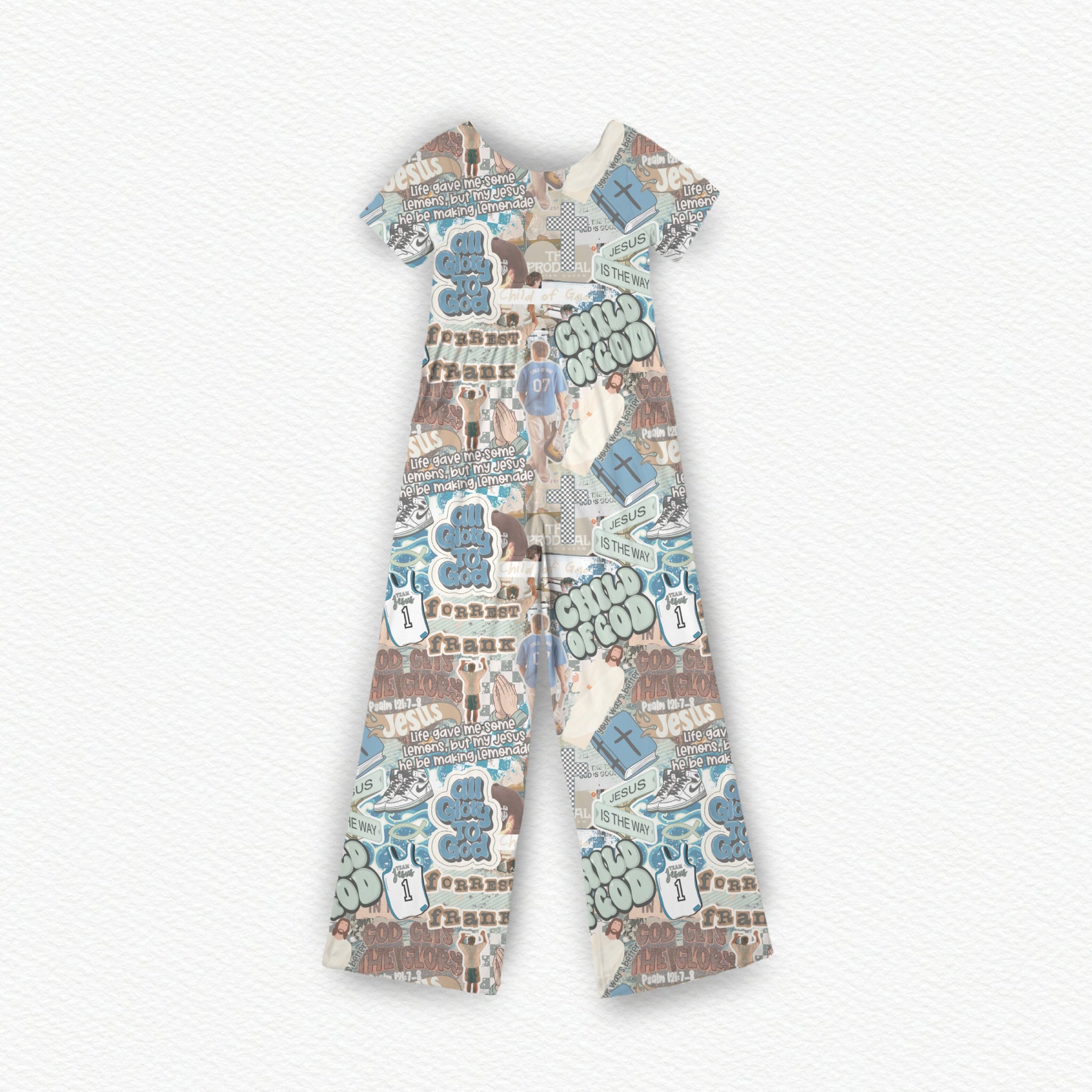 Only Way Is Up Blue Jumpsuit **PreOrder**