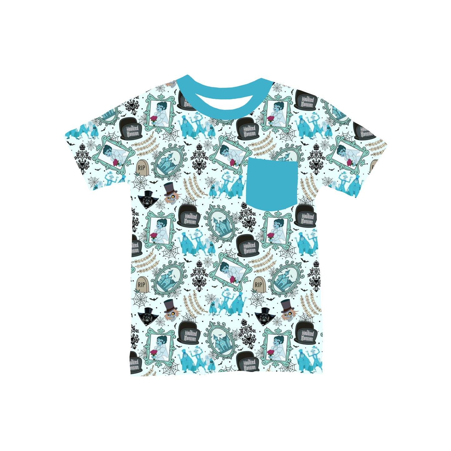 Spooky Mansion Pocket T-Shirt **PreOrder**