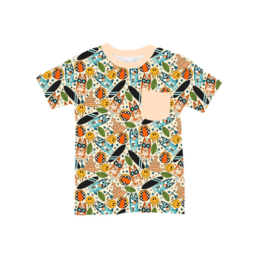 Surf Pup Summer Pocket T-Shirt *RTS*