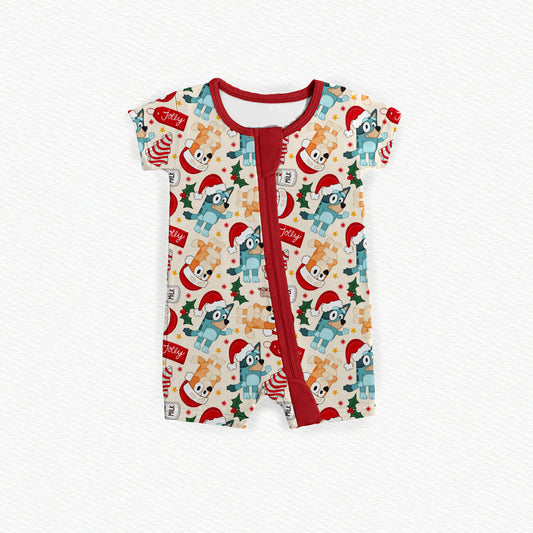 Holiday Heelers Zipper Shortie **PreOrder**