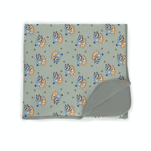 Heeler Besties Bamboo Blanket **PreOrder**