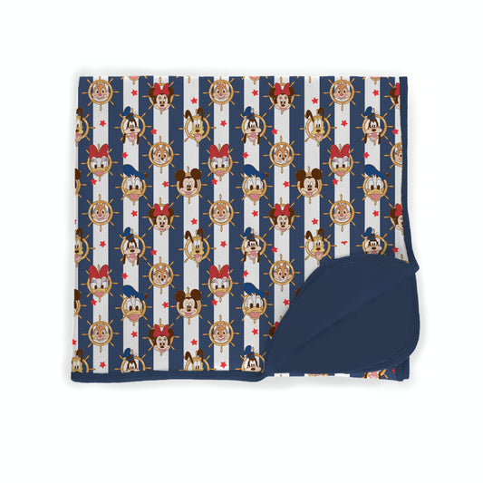 Sailing With the Crew Bamboo Blanket **PreOrder**