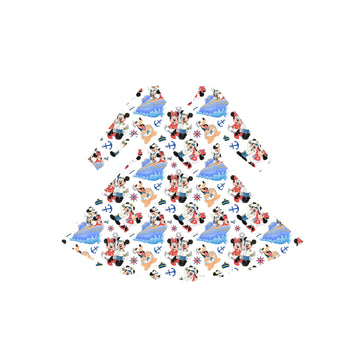 Magic On The Open Sea Youth Twirl Dress *RTS*