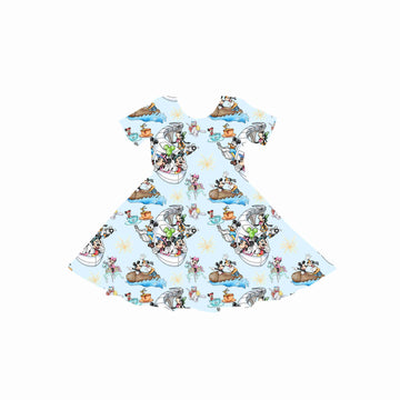 Monorail Pals Youth Twirl Dress **PreOrder**