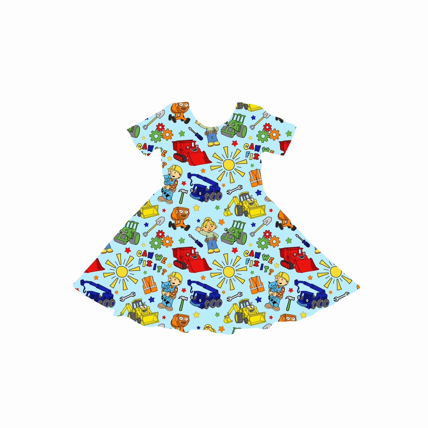 Little Builders Youth Twirl Dress *RTS*