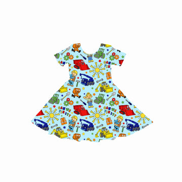 Little Builders Youth Twirl Dress **PreOrder**