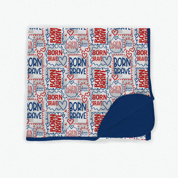 Born Brave Bamboo Blanket **PreOrder**