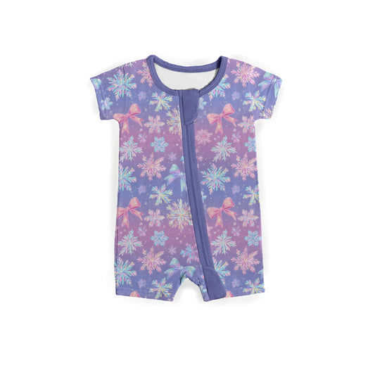 Pretty Little Snowflakes Zipper Shortie **PreOrder**