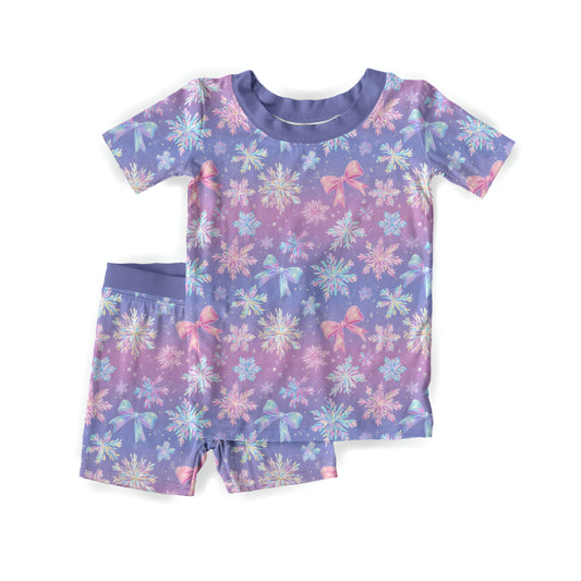 Pretty Little Snowflakes Youth Short Set **PreOrder**