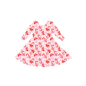 Candy Cane Lane Youth Twirl Dress **PreOrder**