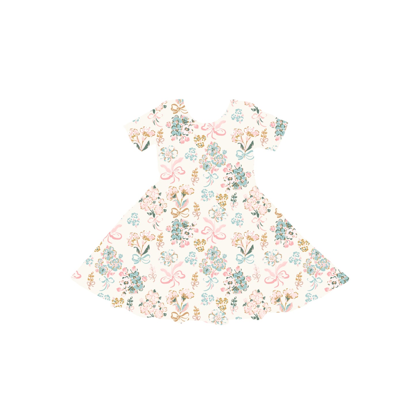 Garden Daydream Youth Twirl Dress *RTS*