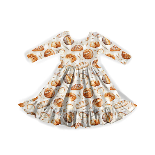 Dough My Goodness Youth Twirl Dress **PreOrder**