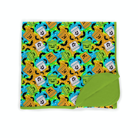 Buckets of Boo Bamboo Blanket **PreOrder**