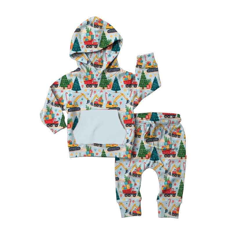 Merry Construction Sweatshirt Set **PreOrder**