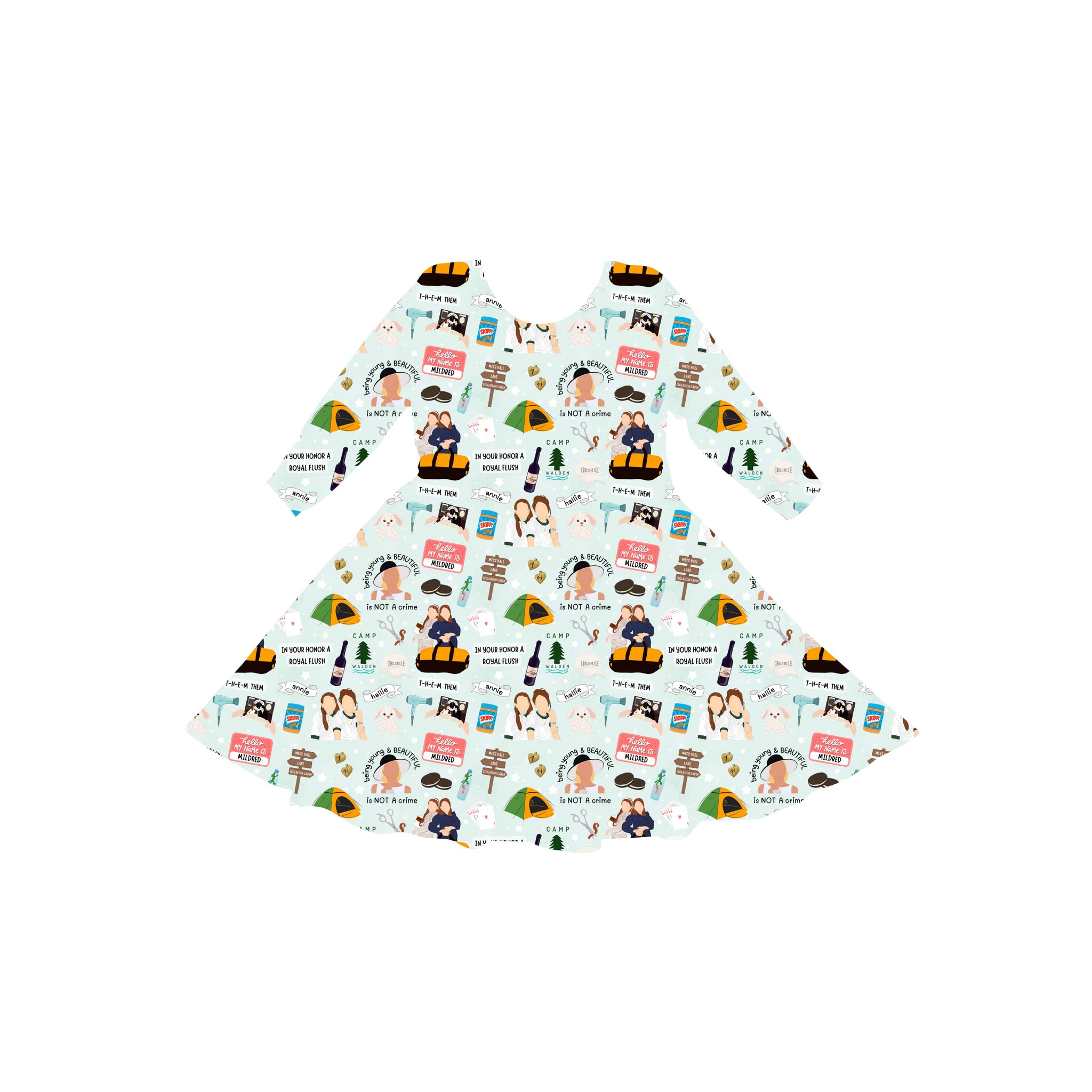 Twice The Trouble Youth Twirl Dress **PreOrder**