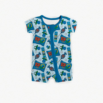 Blue Raspberry Dreams Zipper Shortie *RTS*