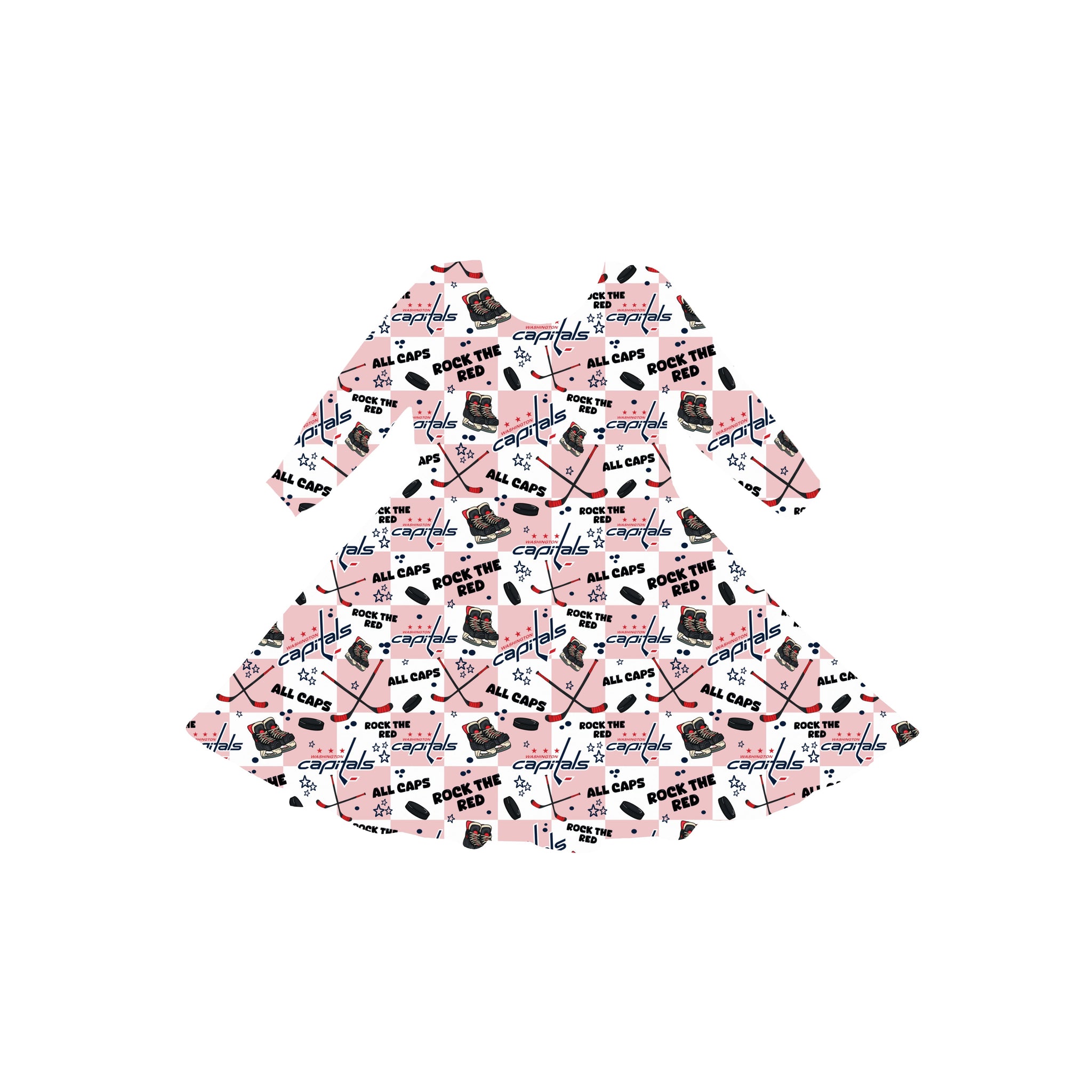 Washington Hockey Youth Twirl Dress **PreOrder**