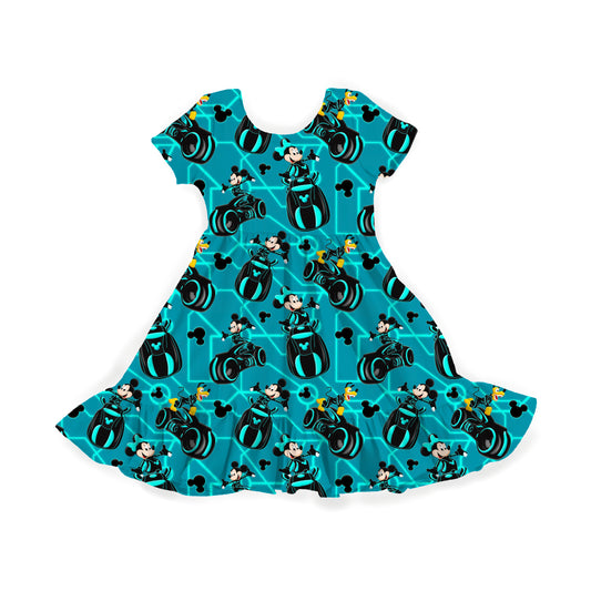 Lightcycle Legends Youth Twirl Dress **PreOrder**