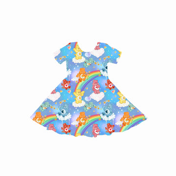 Rainbow Friends Youth Twirl Dress **PreOrder**