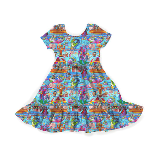 Toy Box Carnival Youth Twirl Dress *RTS*