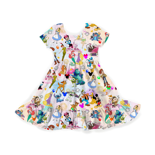 Forever Magical Friends Youth Twirl Dress **PreOrder**
