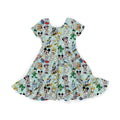 Medical Pals Pajama Party Youth Twirl Dress *RTS*