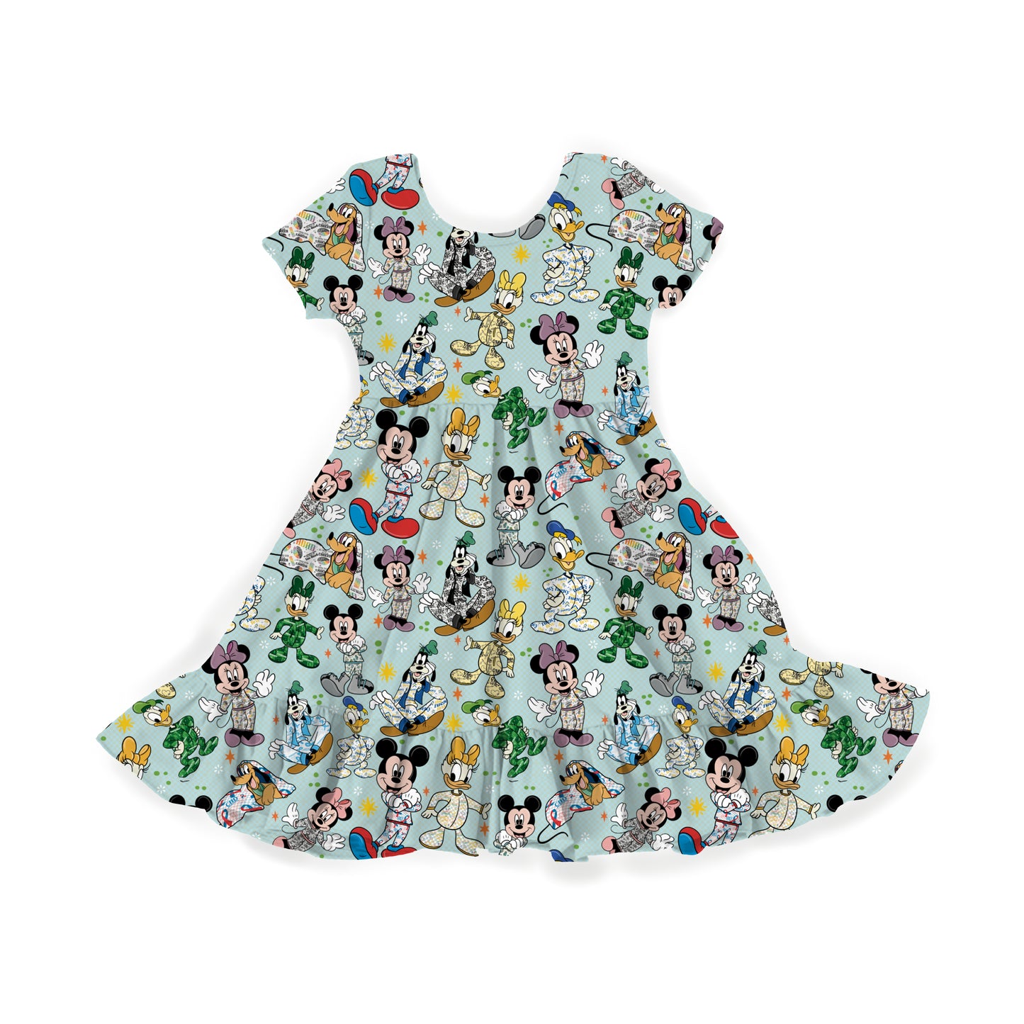Medical Pals Pajama Party Youth Twirl Dress *RTS*