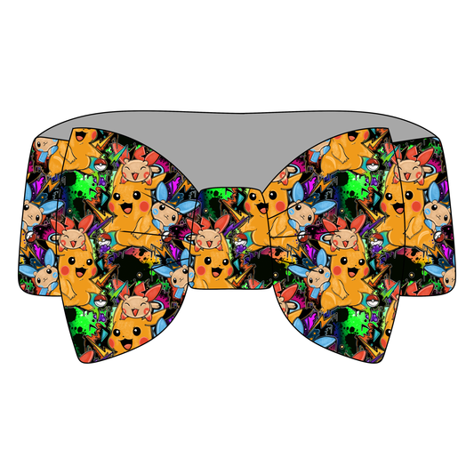 Charge Up Bamboo Bow Headband *RTS*