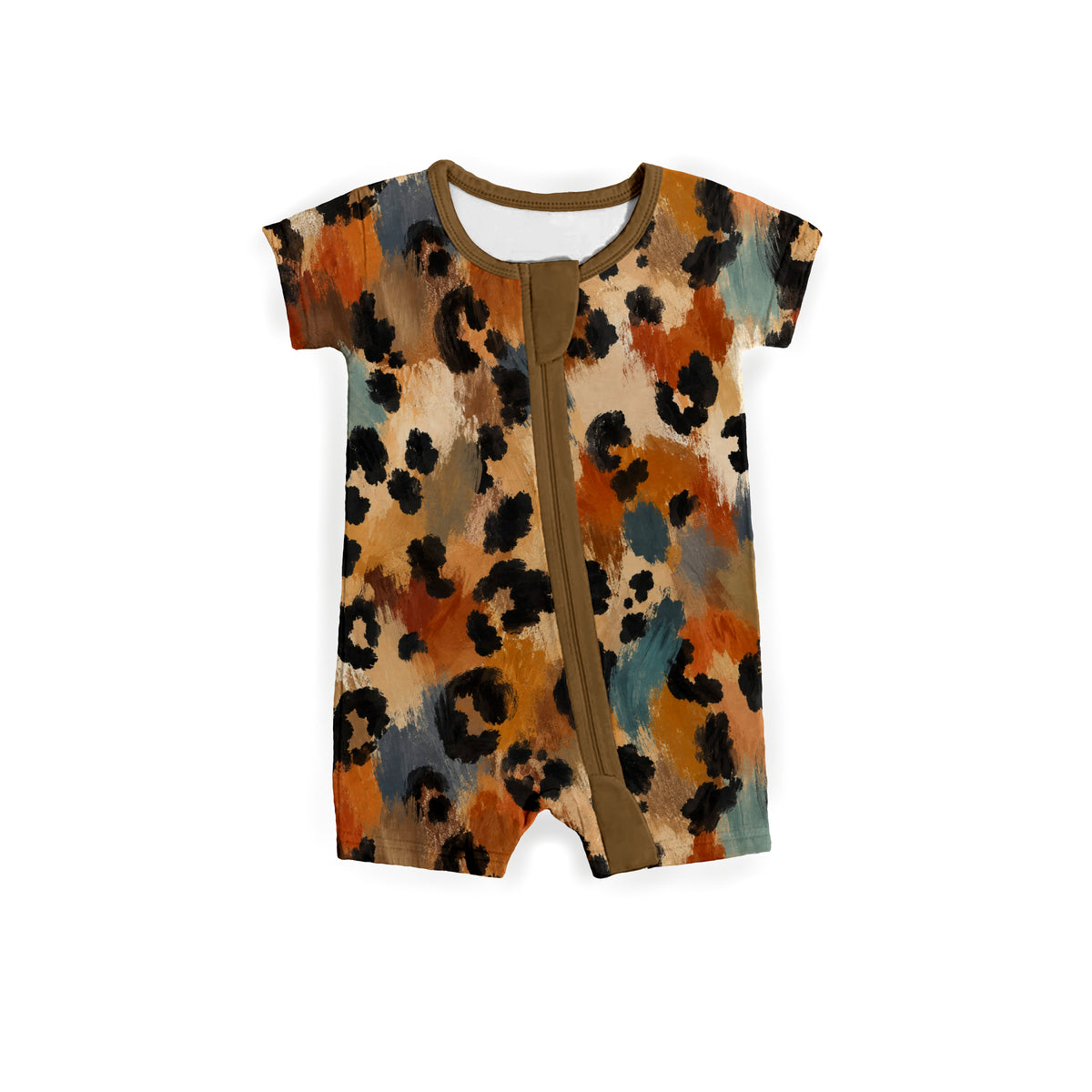 Lovely Leopard Zipper Shortie **PreOrder**