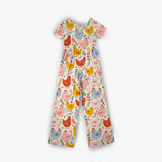 Country Coop Cuties Jumpsuit *RTS*