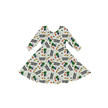 Jockey In The Coop Youth Twirl Dress **PreOrder**
