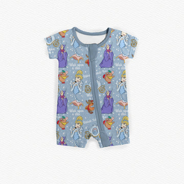 Glass Slipper Zipper Shortie *RTS*