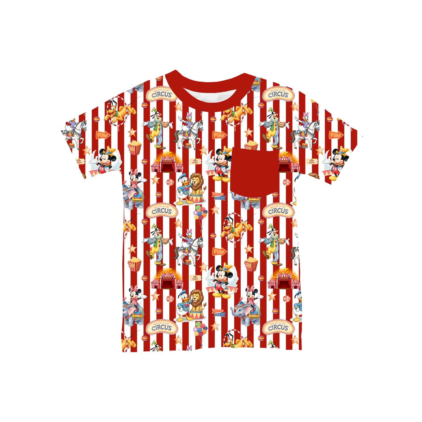 Main Street Circus Crew Pocket T-Shirt **PreOrder**