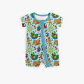Summer Storybook Friends Medically Adaptable Zipper Shortie *RTS*