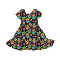 Pumpkin Patch Poke Pals  Youth Twirl Dress **PreOrder**