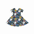Blue Line Brave Youth Twirl Dress *RTS*