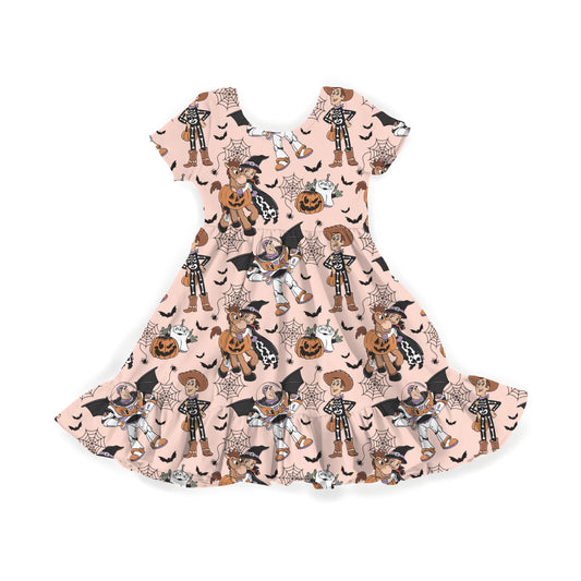 Howdy Halloween Youth Twirl Dress **PreOrder**