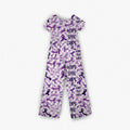Purple Awareness Ribbon Medically Adaptable Jumpsuit *RTS*